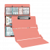 WhiteCoat Clipboard® Trifold - Coral Occupational Therapy Edition